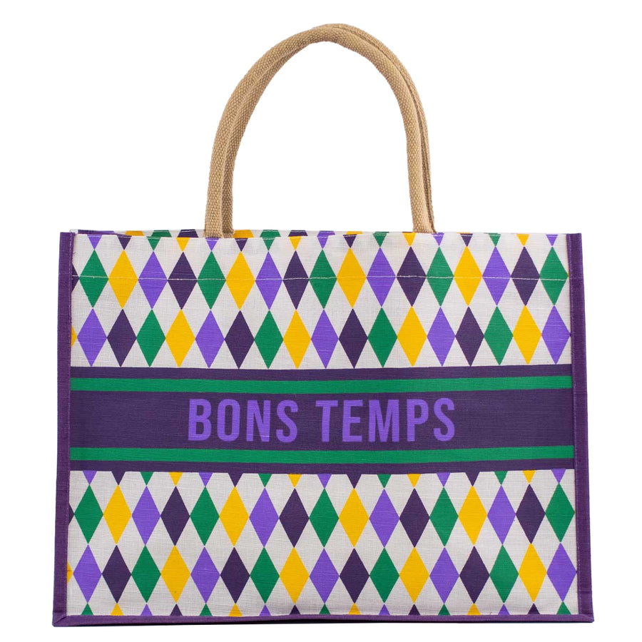 Bons Temps Tote **PREORDER ITEM WILL SHIP JANUARY 17-23** FREE SHIPPING