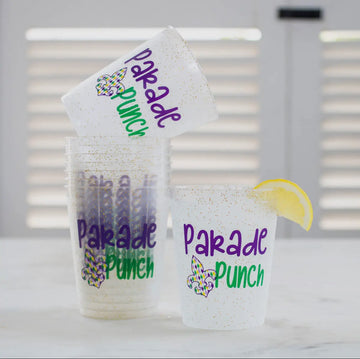 Parade Punch Party cups 16oz (set of 10)FREE SHIPPING **PRE ORDER ITEM WILL START SHIPPING JAN 17-23**