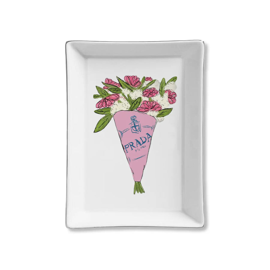 Prada Ceramic Tray - Bouquet